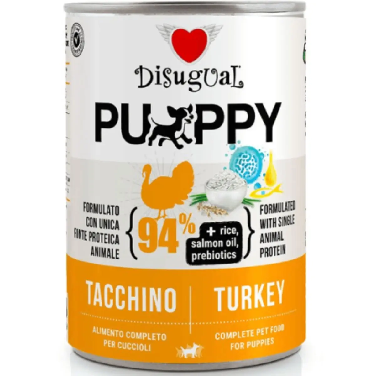DISUGUAL Monoprotein Puppy, XS-XL, Curcan, conserva hrana umeda monoproteica caini junior, (pate), 400g - Image 2