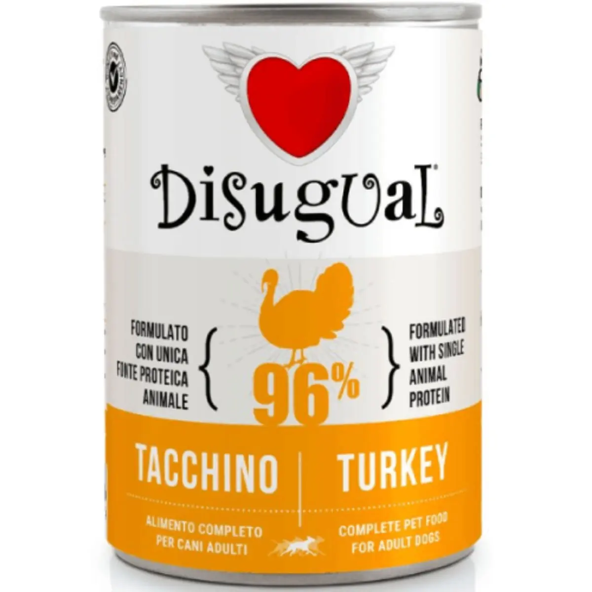 DISUGUAL Monoprotein, XS-XL, Curcan, conserva hrana umeda monoproteica fara cereale caini, (pate), 400g - Image 2