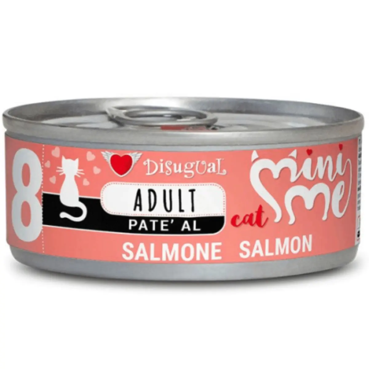 DISUGUAL Mini Me, Somon, conserva hrana umeda fara cereale pisici, (pate), 85g - Image 2