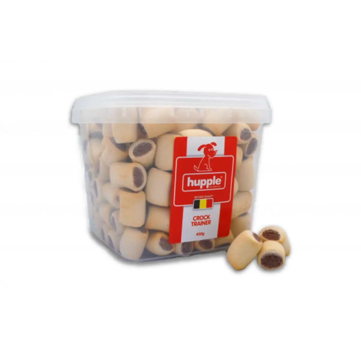 HUPPLE Crock Trainer, XS-XL, Carne, cutie recompense caini, 450g
