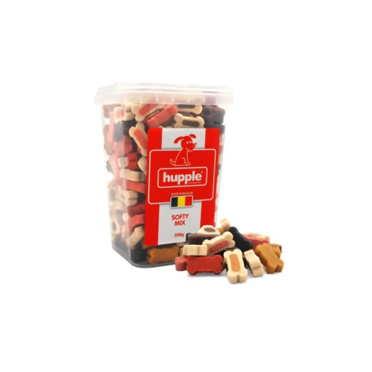 HUPPLE Softy Mix, XS-XL, Carne, cutie recompense caini, 200g