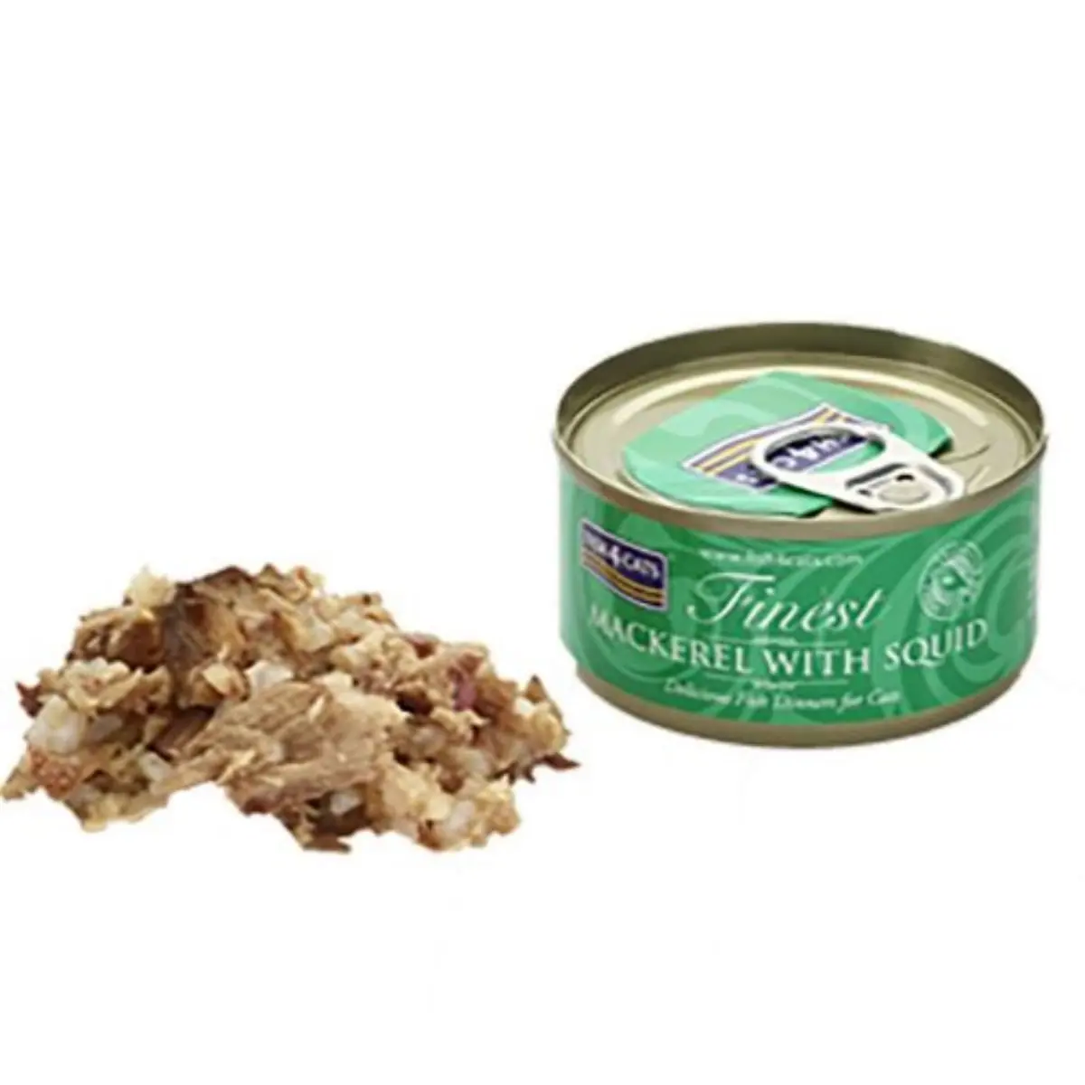 FISH4CATS Finest, Macrou si Calamar, conserva hrana umeda pisici, (in supa), 70g - Image 2