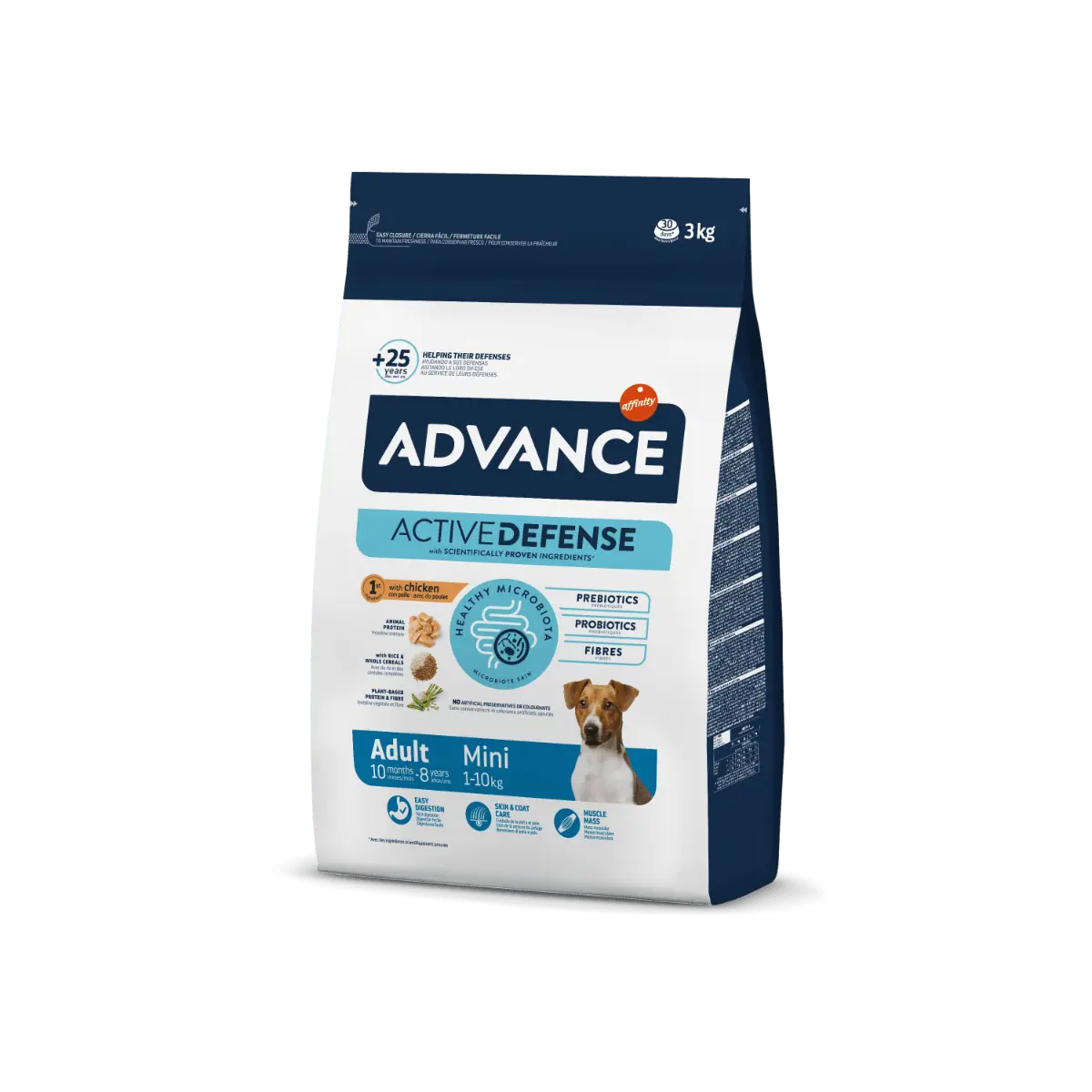 ADVANCE Mini Adult, XS-S, Pui, hrana uscata caini, 3kg - Image 3