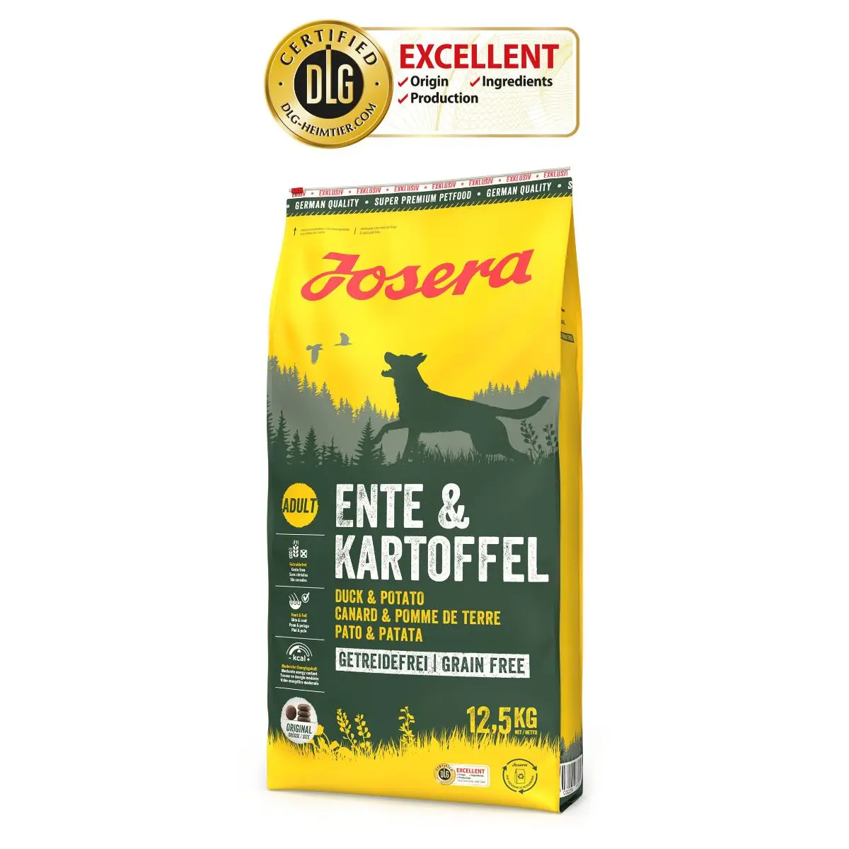 JOSERA, XS-XL, Rata si Cartofi, hrana uscata fara cereale caini, 12.5kg - Image 2