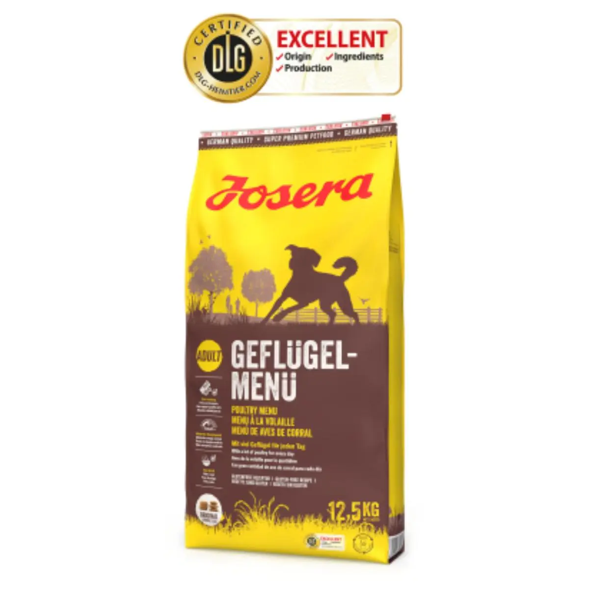 JOSERA Poultry Menu, XS-XL, Pasare, hrana uscata caini, 12.5kg - Image 2