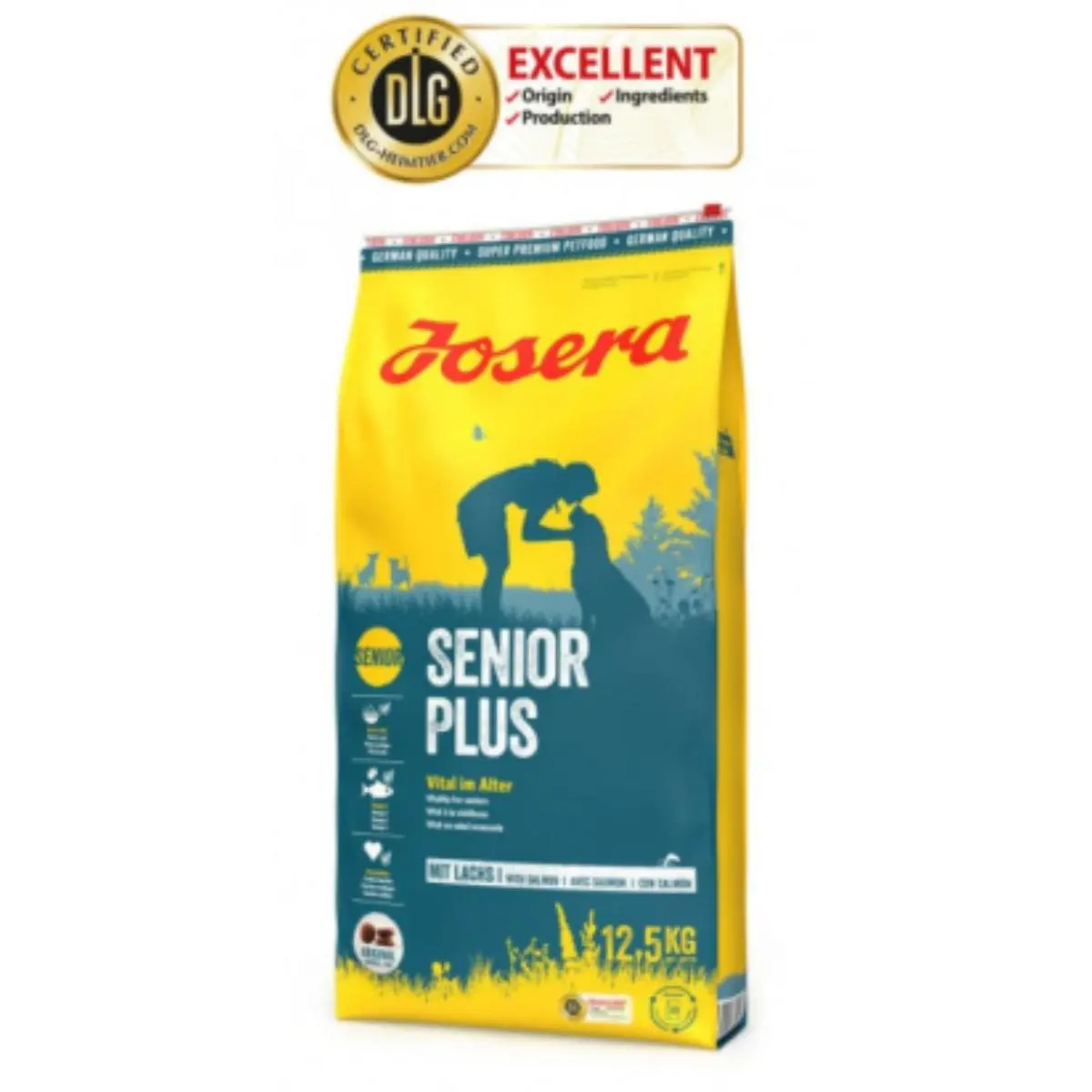 JOSERA Senior Plus, XS-XL, Pasare si Somon, hrana uscata caini senior, 12.5kg - Image 2