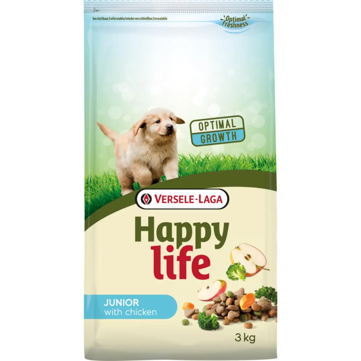 VERSELE LAGA Happy Life Junior, XS-XL, Pui, hrana uscata caini junior, 10kg - Image 2