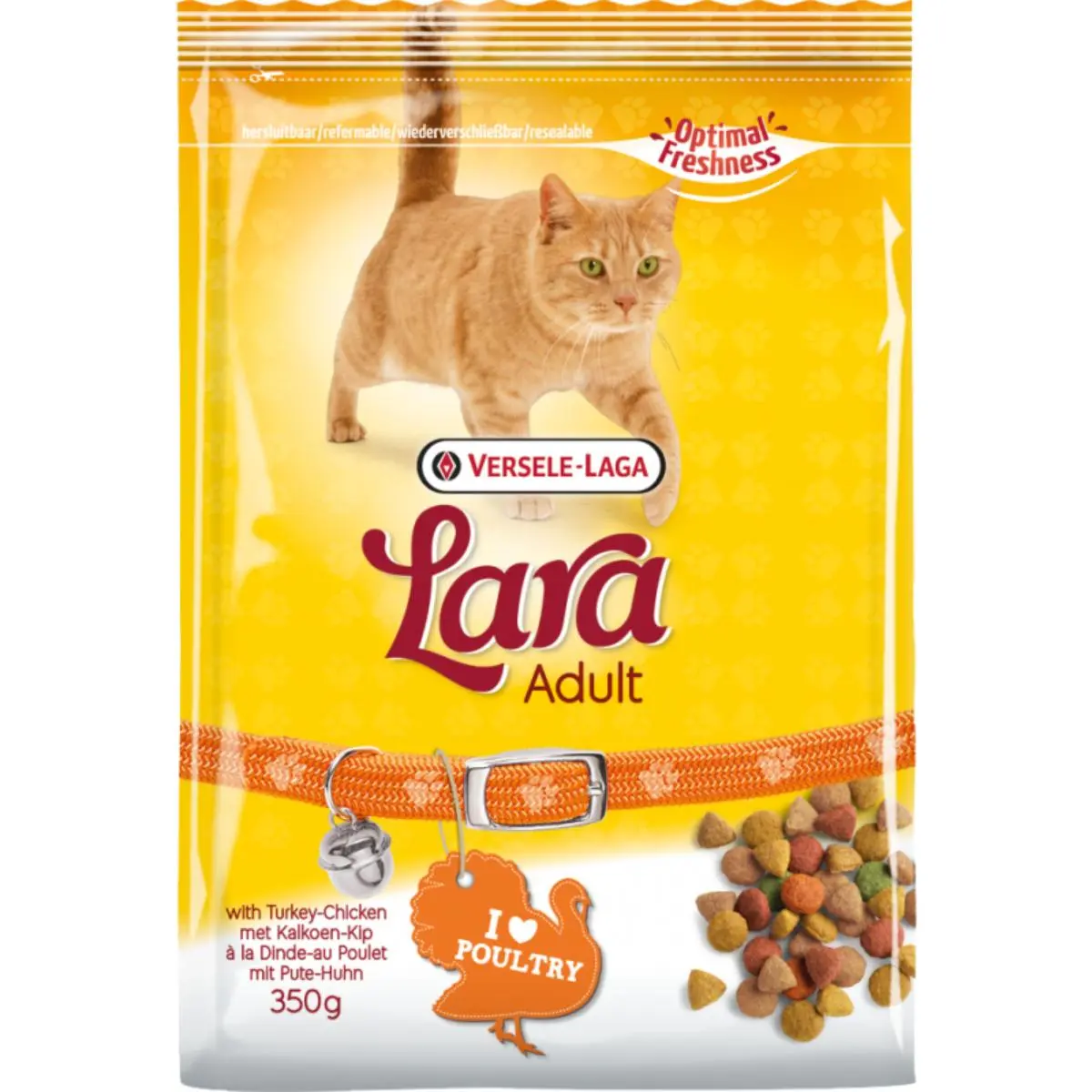 VERSELE LAGA Lara, Curcan si Pui, hrana uscata pisici, 350g