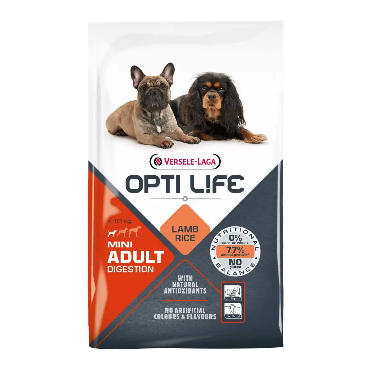 VERSELE LAGA Opti Life Digestion Mini, XS-S, Pui, hrana uscata caini, sistem digestiv, 7.5kg - Image 2