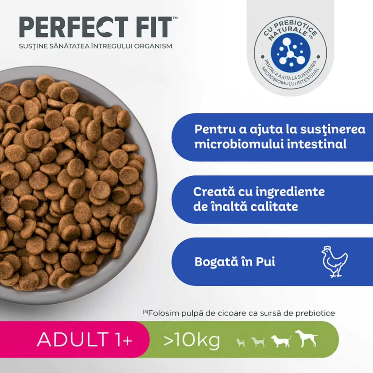 PERFECT FIT Dog Adult 1+, M, Pui, hrana uscata caini, 1.4kg - Image 5