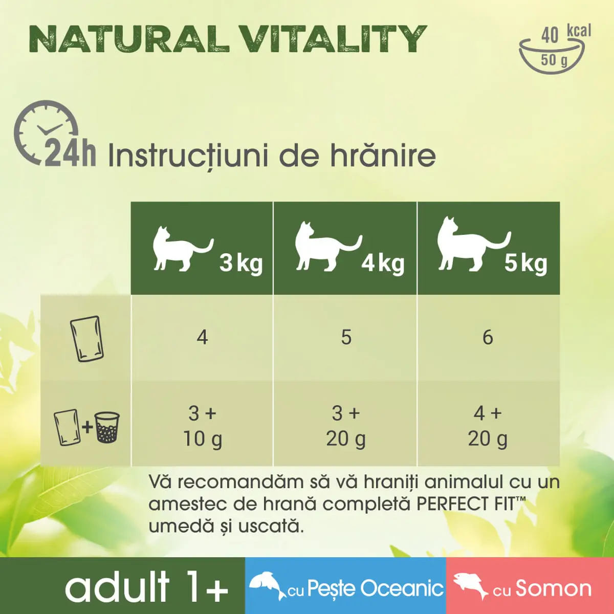 PERFECT FIT Natural Vitality, Somon si Peste, plic hrana umeda fara cereale pisici, (in sos), multipack, 50g x 6buc - Image 4