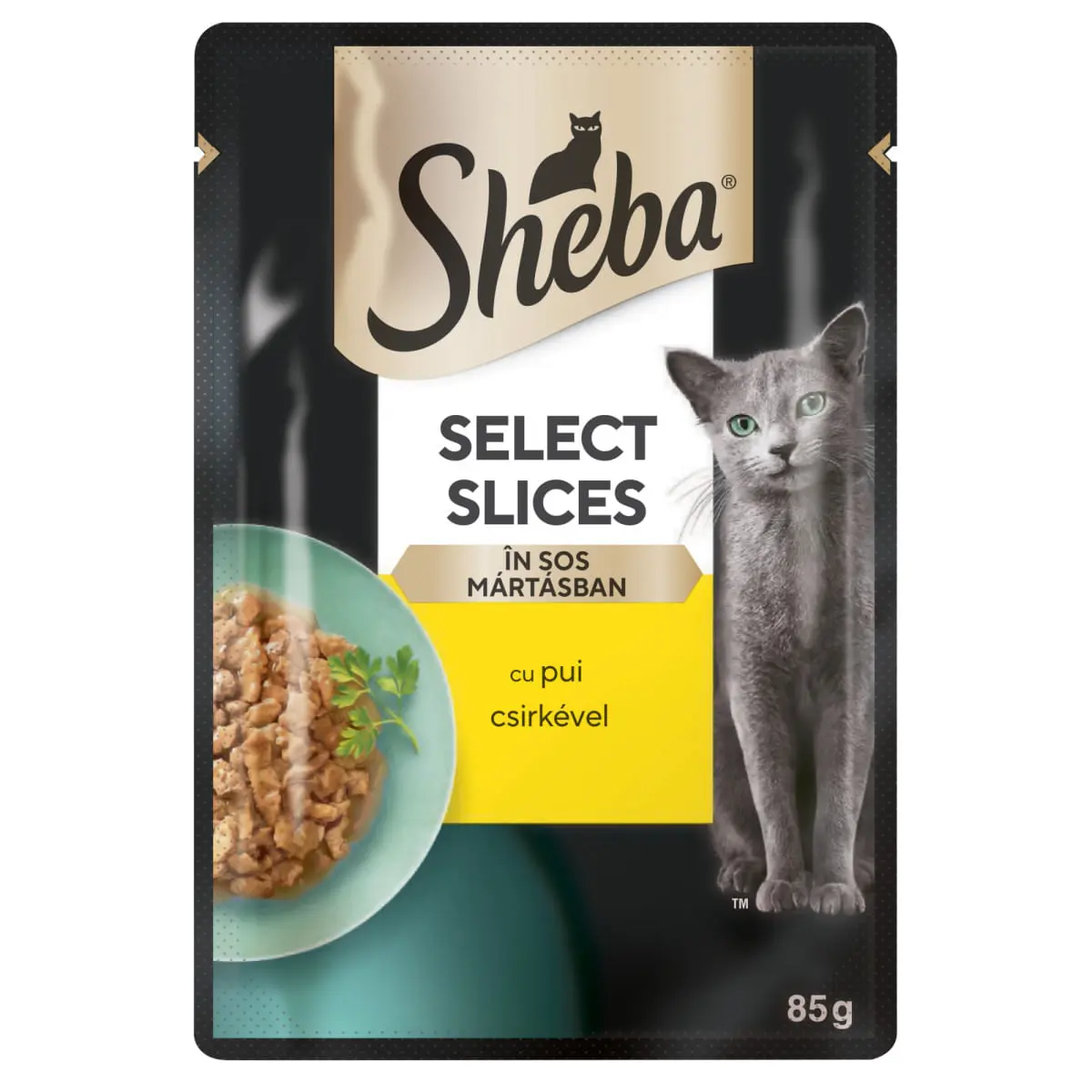 SHEBA Select Slices, Pui, plic hrana umeda pisici, (in sos), 85g - Image 2