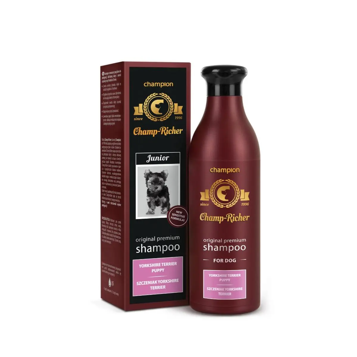 CHAMP RICHER Yorkshire Terrier, sampon caini junior, Lavanda, flacon cu aplicator, 250ml - Image 2