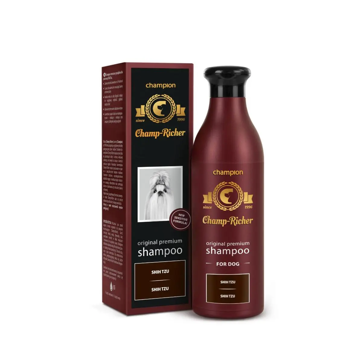 CHAMP RICHER Shih Tzu, sampon caini, Lavanda, flacon cu aplicator, 250ml