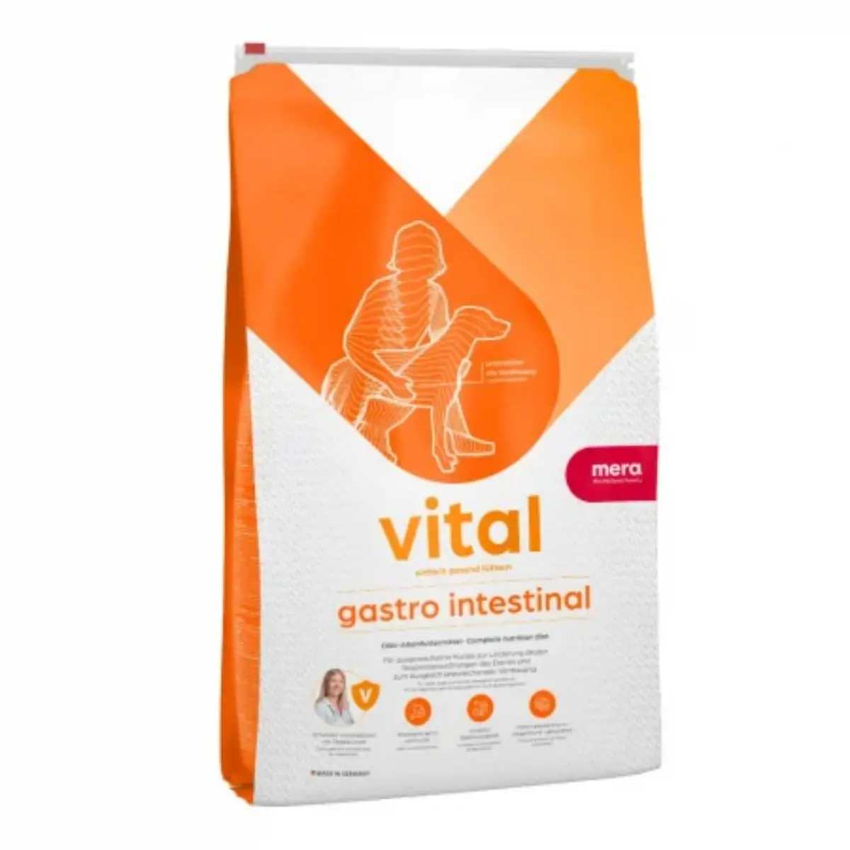 MERA Vital Gastro Intestinal, XS-XL, Pui, dieta veterinara, hrana uscata caini, sistem digestiv, 10kg - Image 2