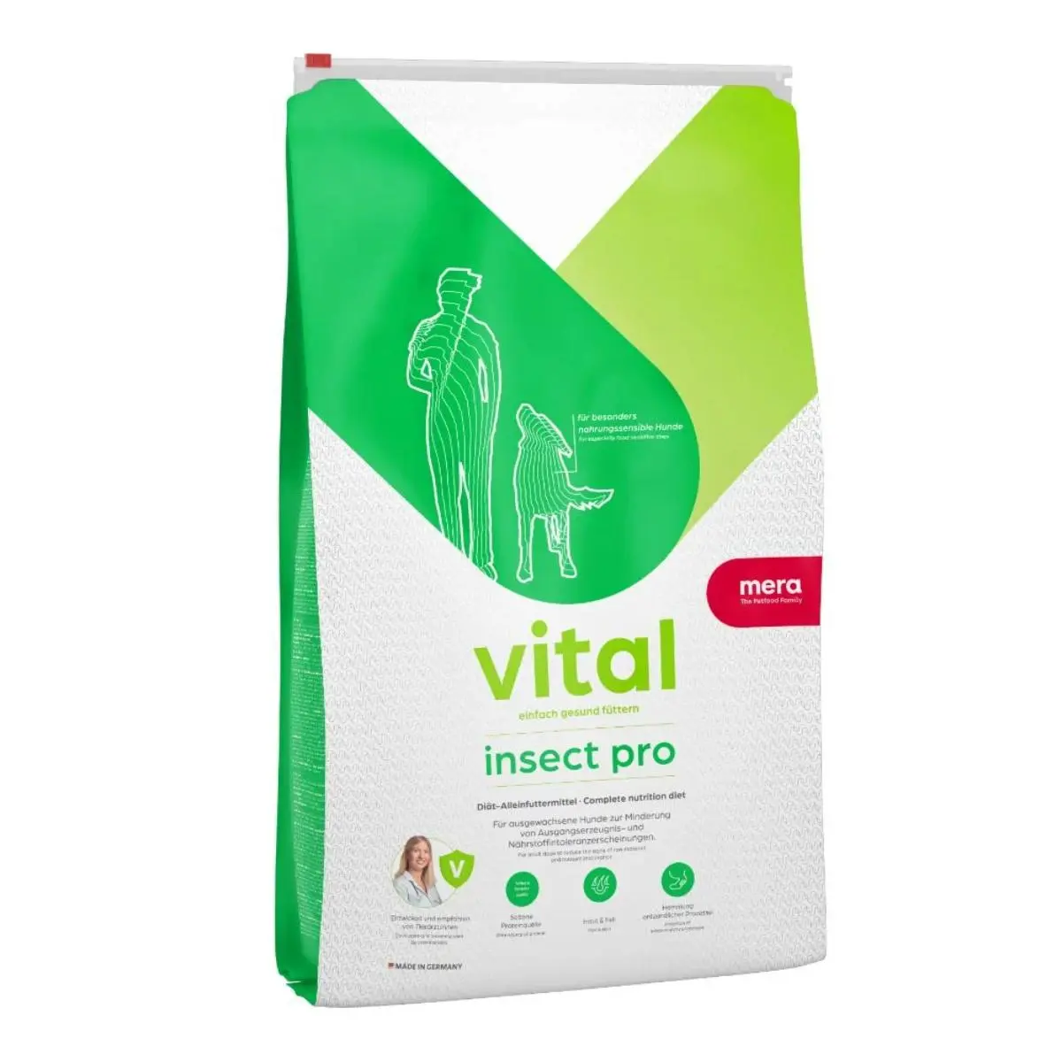MERA Vital Insect Pro, XS-XL, Insecte, dieta veterinara, hrana uscata fara cereale caini, alergii, 3kg - Image 2