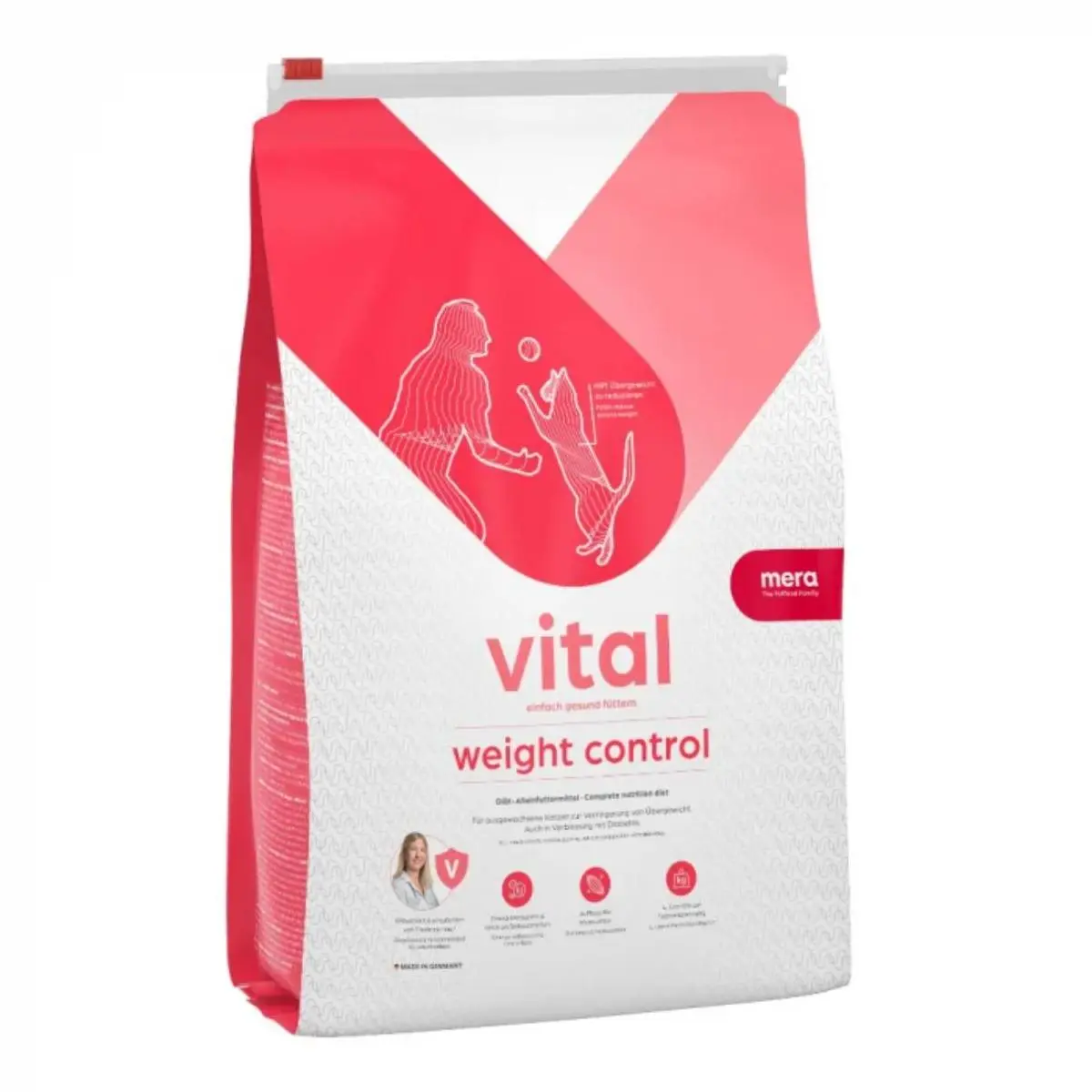 MERA Vital Weight Control, Pasare, dieta veterinara, hrana uscata pisici, obezitate, 750g