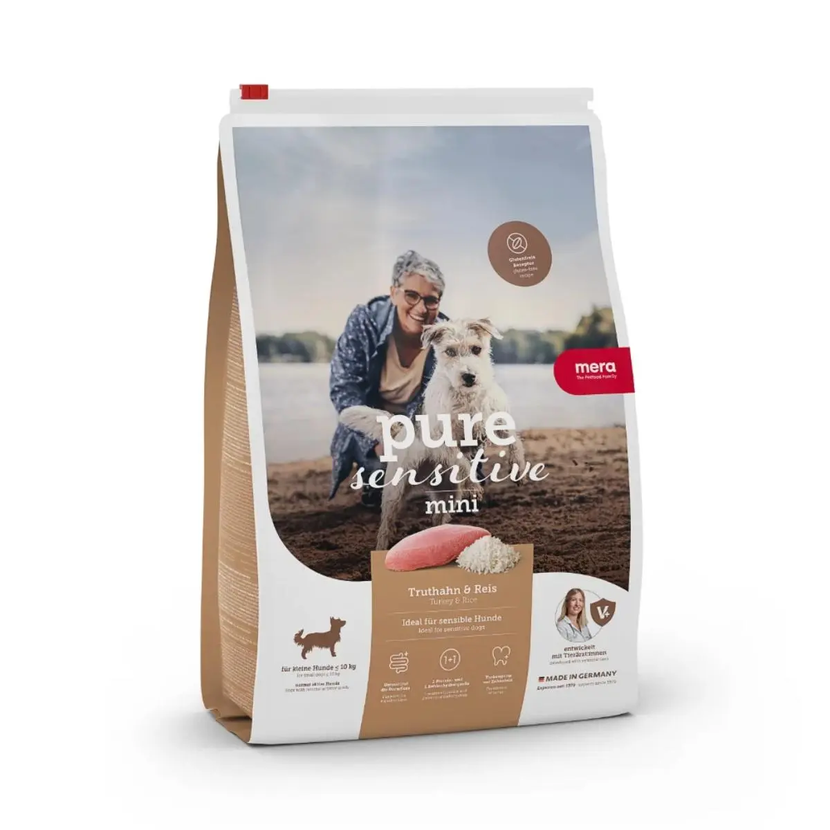 MERA Pure Sensitive, XS-S, Curcan si Orez, hrana uscata caini, alergii, 4kg - Image 2