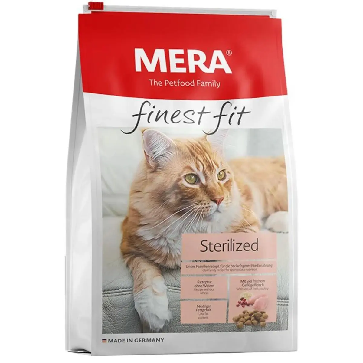 MERA Cat's Nature Sterilised Light, Pui, hrana uscata fara cereale pisici sterilizate MERA Finest Fit Sterilised, Pui, hrana uscata pisici sterilizate, 10kg - Image 2