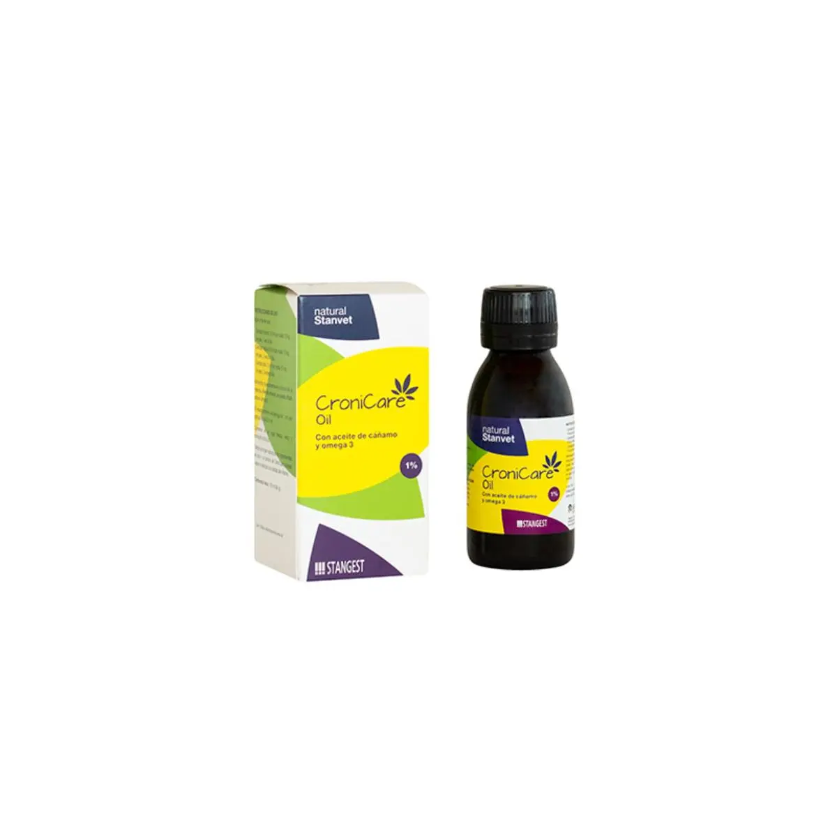 STANGEST CroniCare, supliment sistem nervos & calmante, afectiuni oncologice caini, ulei STANGEST CroniCare, XS-XL, supliment sistem nervos & calmante, afectiuni oncologice caini si pisici, flacon, ulei, 100ml - Image 2