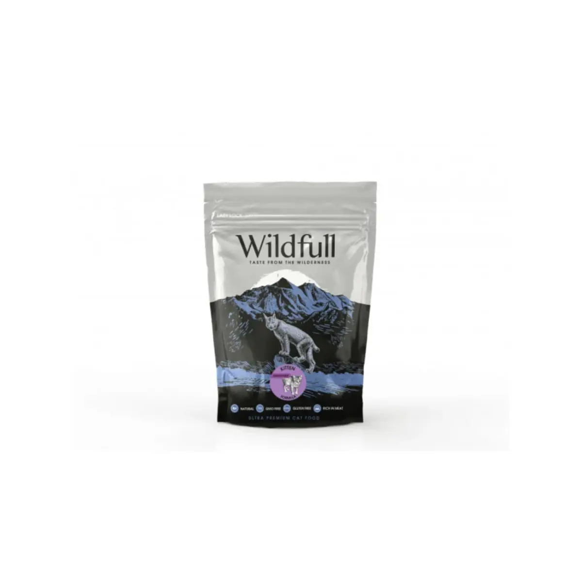 WILDFULL Kitten Formula, Pui, hrana uscata fara cereale pisici junior, 400g