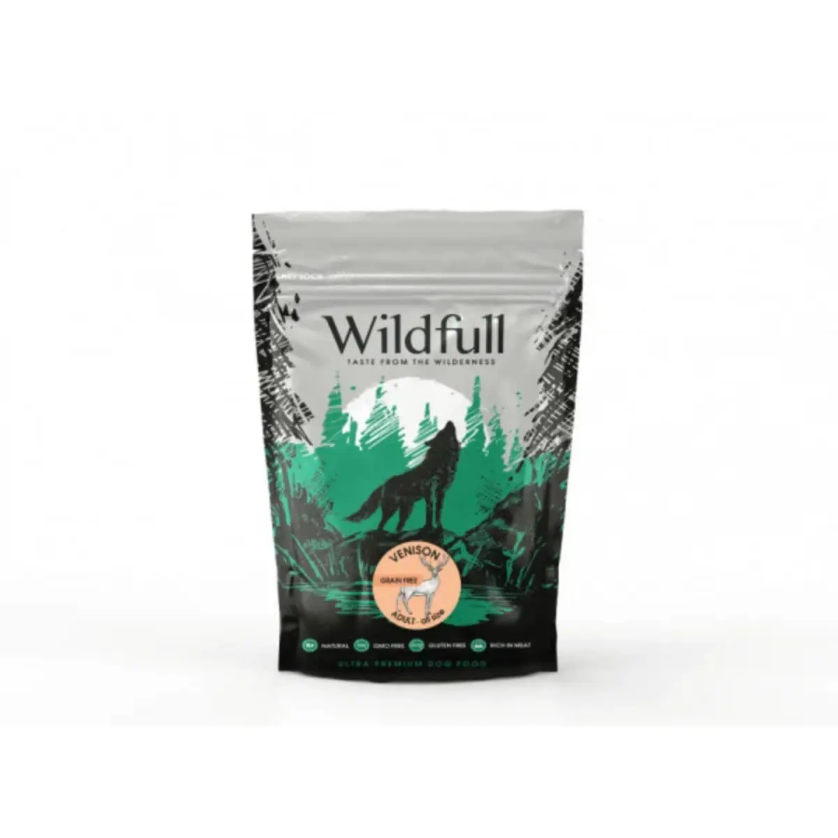 WILDFULL Adult All Size, XS-XL, Caprioara, hrana uscata fara cereale caini, 2kg - Image 2