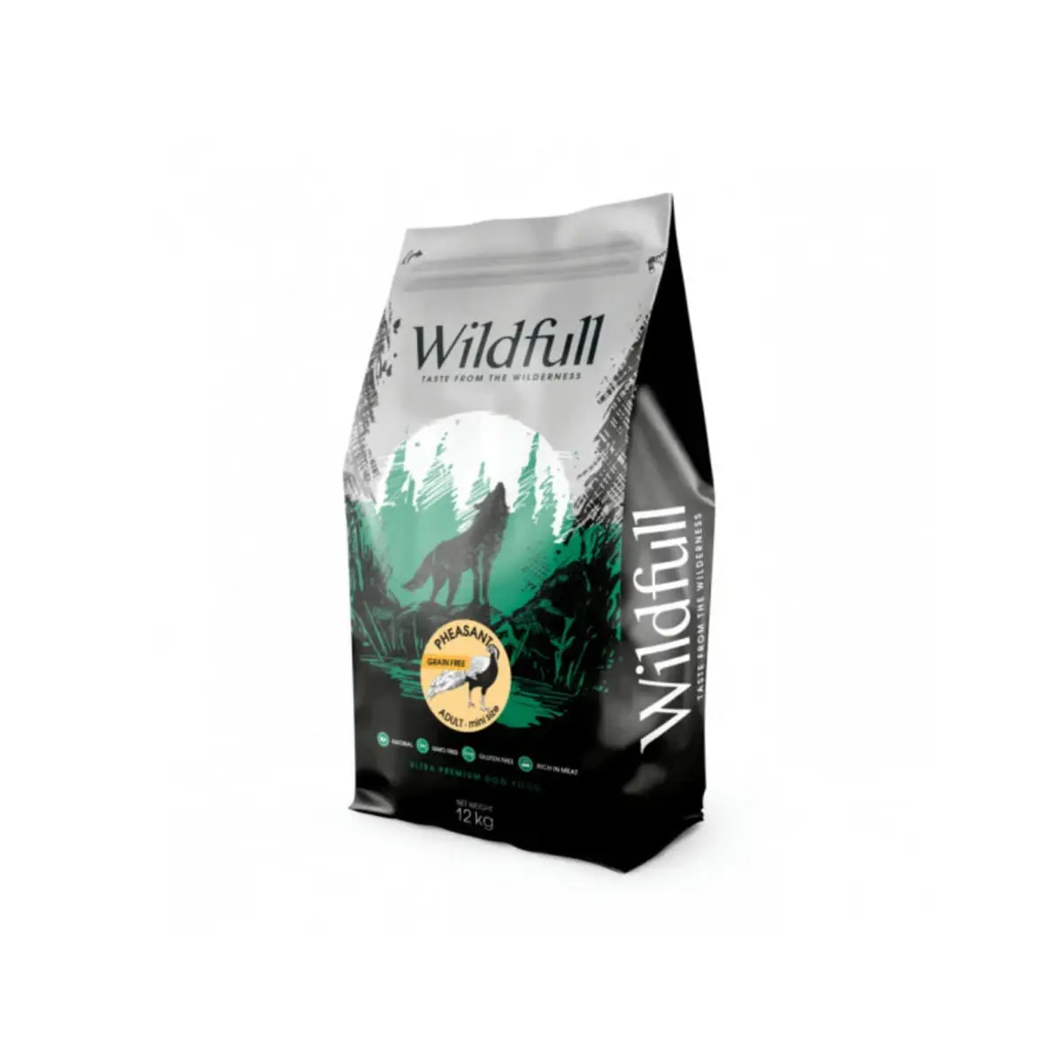 WILDFULL Adult All Size XS-XL, Fazan, hrana uscata fara cereale caini, 12kg