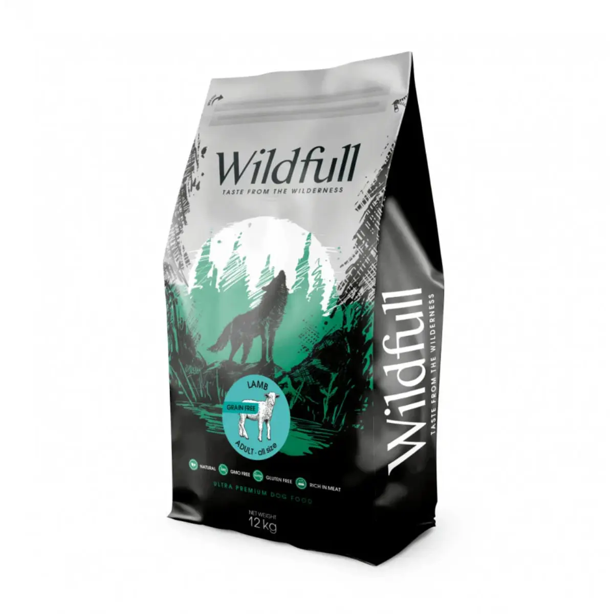 WILDFULL Adult All Size, XS-XL, Miel, hrana uscata fara cereale caini, 12kg