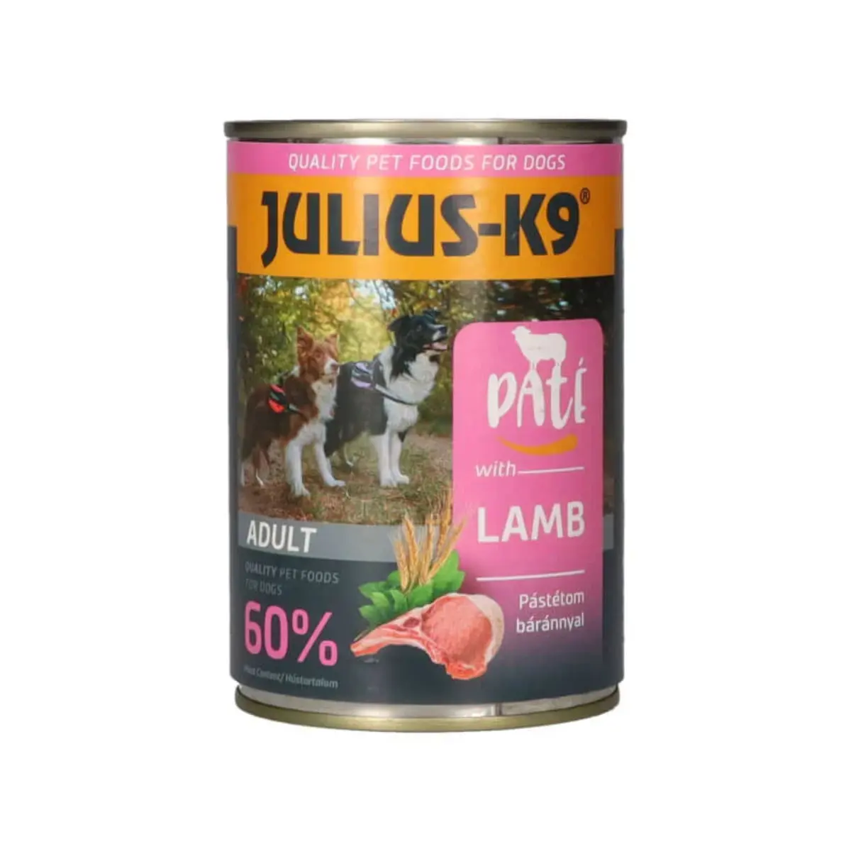 JULIUS-K9, XS-XL, Miel, conserva hrana umeda caini, (pate), 400g - Image 2