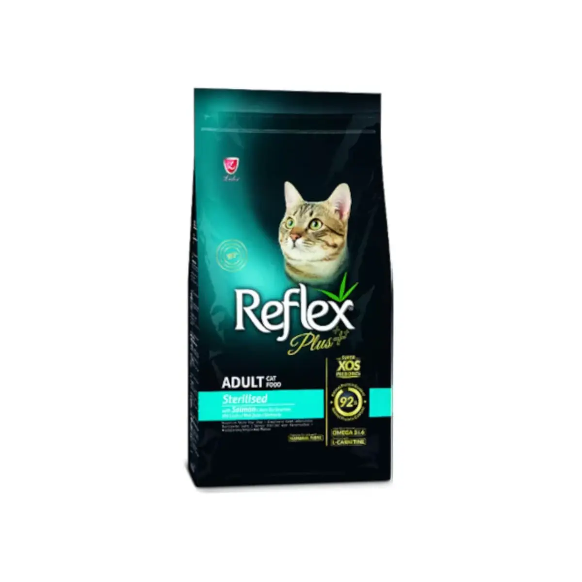 REFLEX Plus Sterilised, Somon, hrana uscata pisici sterilizate, 8kg