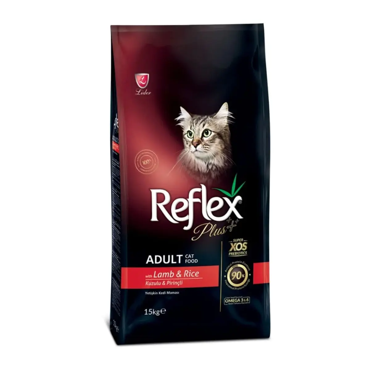 REFLEX Plus, Miel si Orez, hrana uscata pisici, 15kg