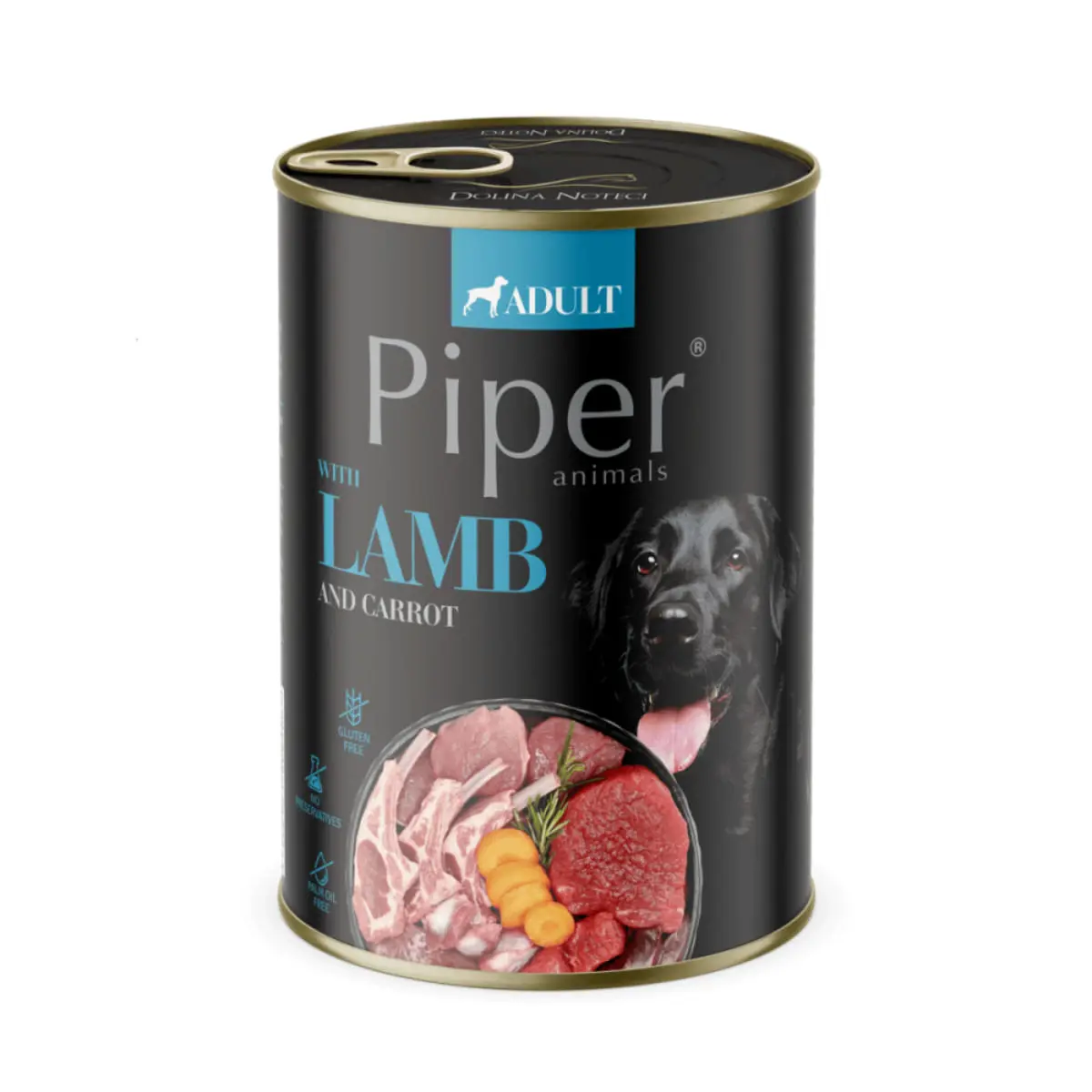 PIPER Animals, XS-XL, Miel si Morcov, conserva hrana umeda fara cereale caini, (in aspic), 400g - Image 2