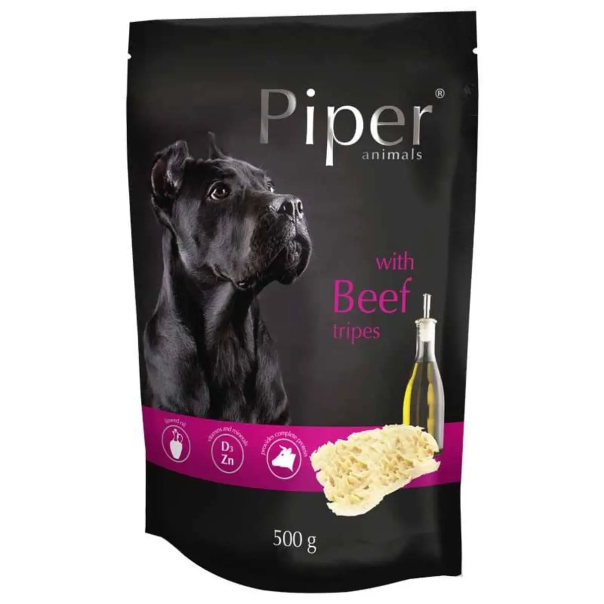 PIPER Animals, XS-XL, Burta de Vita, plic hrana umeda fara cereale caini, (in aspic), 500g - Image 2