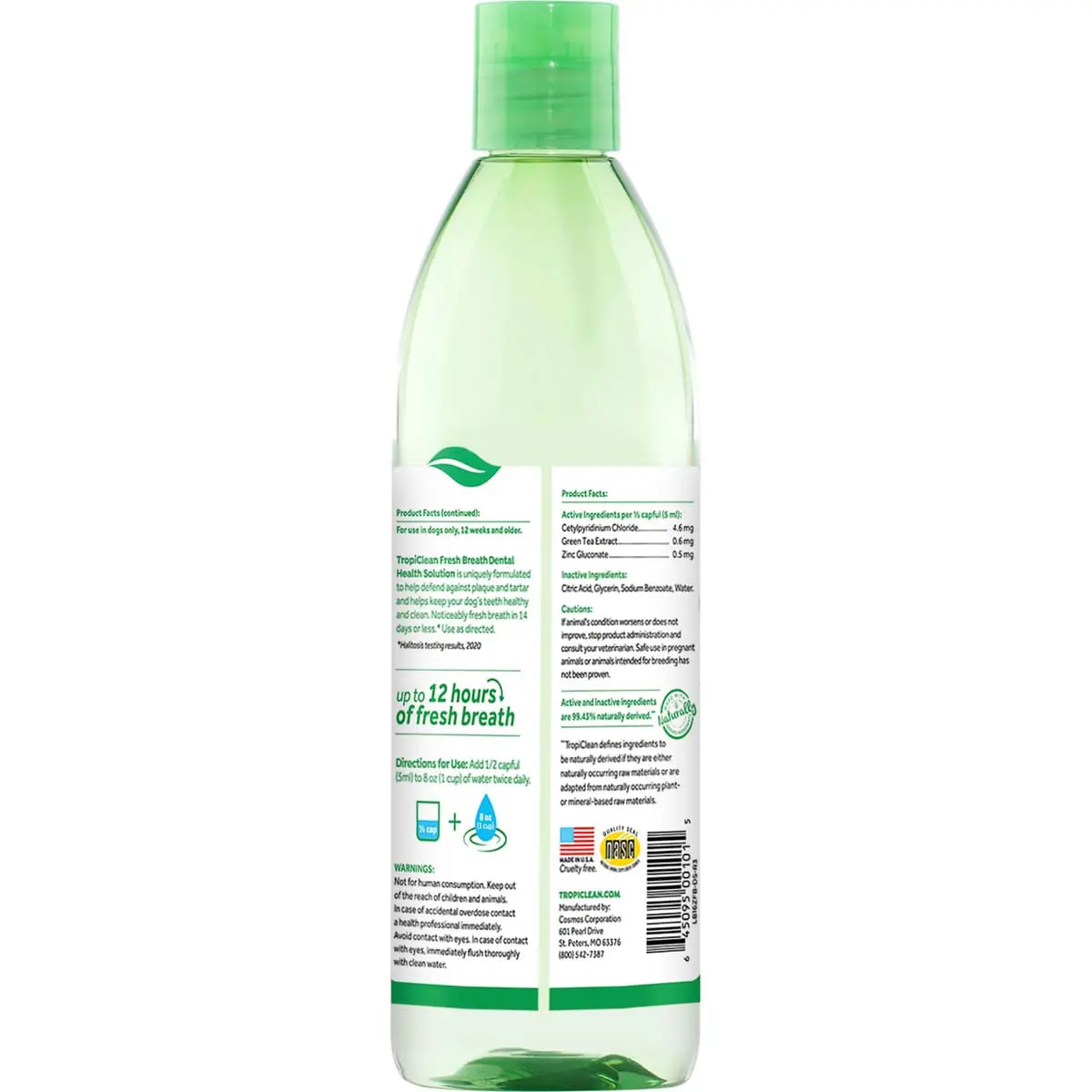 Aditiv Apa TropiClean Oral Care, 473 ml - Image 3