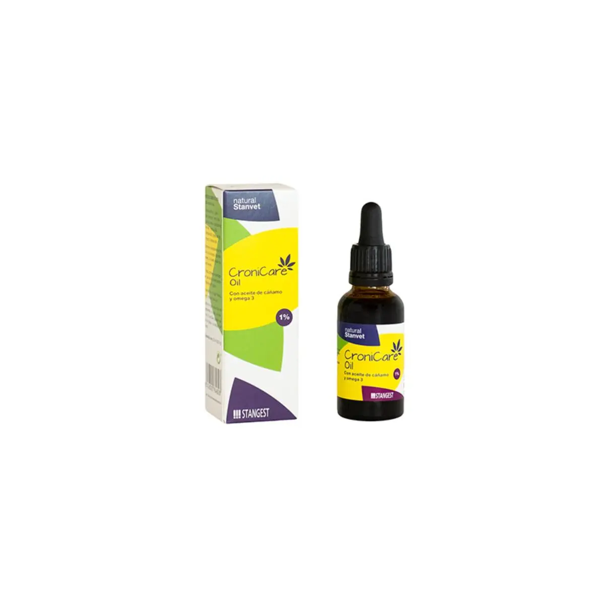 STANGEST CroniCare, supliment sistem nervos & calmante, afectiuni oncologice caini, ulei STANGEST CroniCare, XS-XL, supliment sistem nervos & calmante, afectiuni oncologice caini si pisici, flacon, ulei, 30ml - Image 2