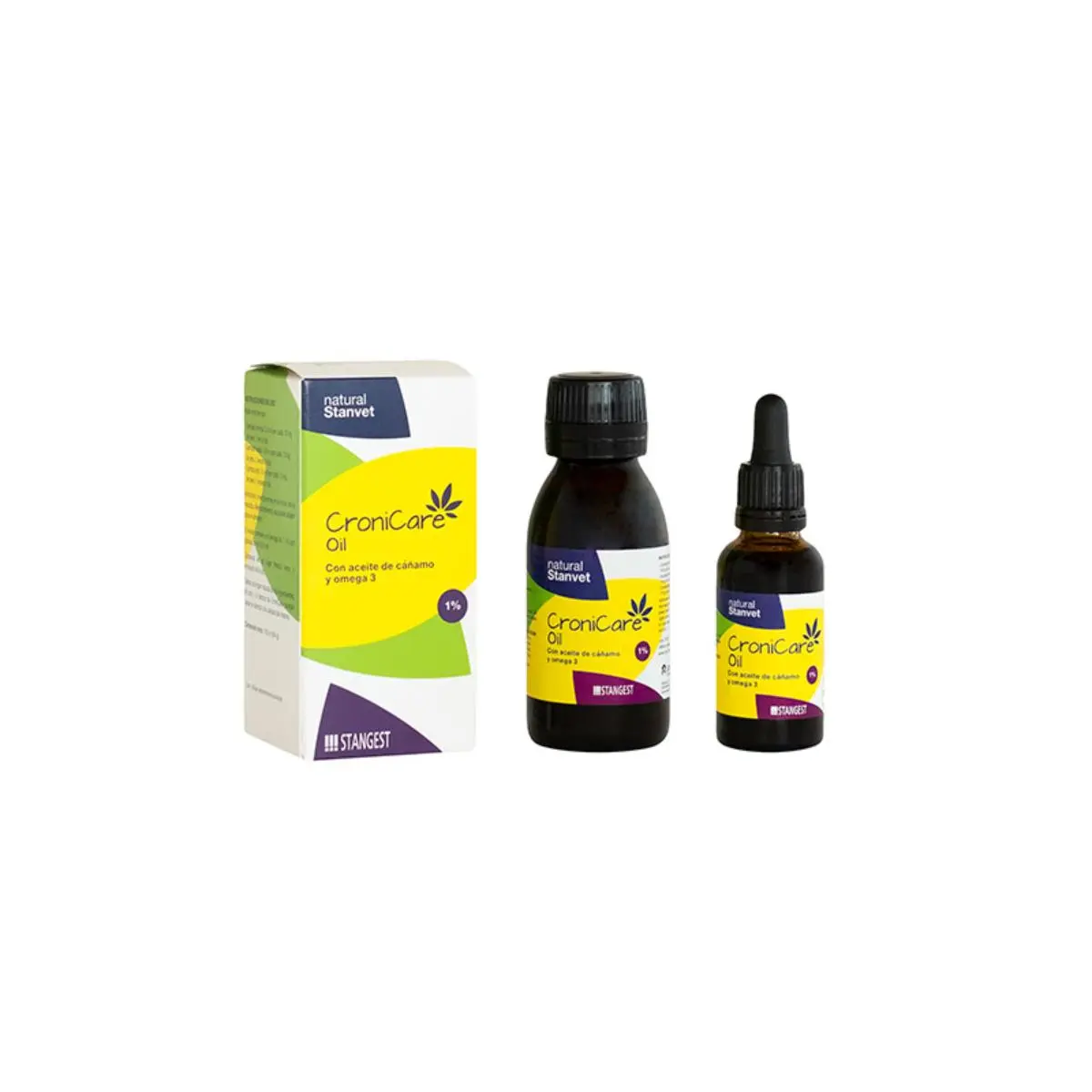 STANGEST CroniCare, supliment sistem nervos & calmante, afectiuni oncologice caini, ulei STANGEST CroniCare, XS-XL, supliment sistem nervos & calmante, afectiuni oncologice caini si pisici, flacon, ulei, 30ml - Image 3