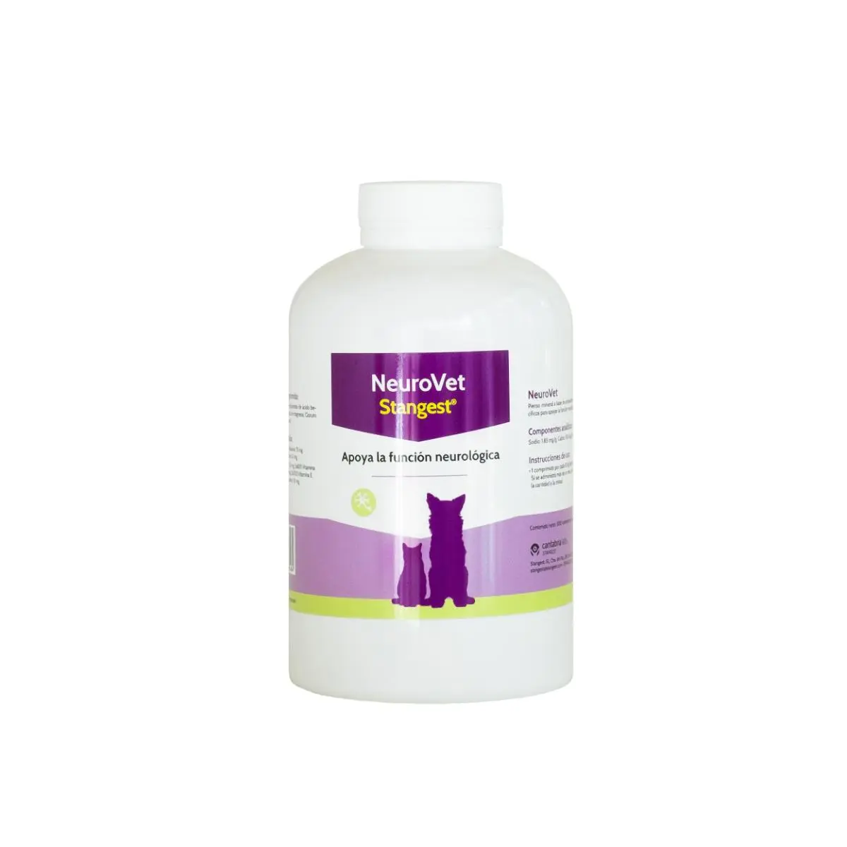 STANGEST Neurovet, supliment sistem nervos & calmante caini, comprimate STANGEST Neurovet, XS-XL, supliment sistem nervos & calmante caini si pisici, flacon, 300 comprimate