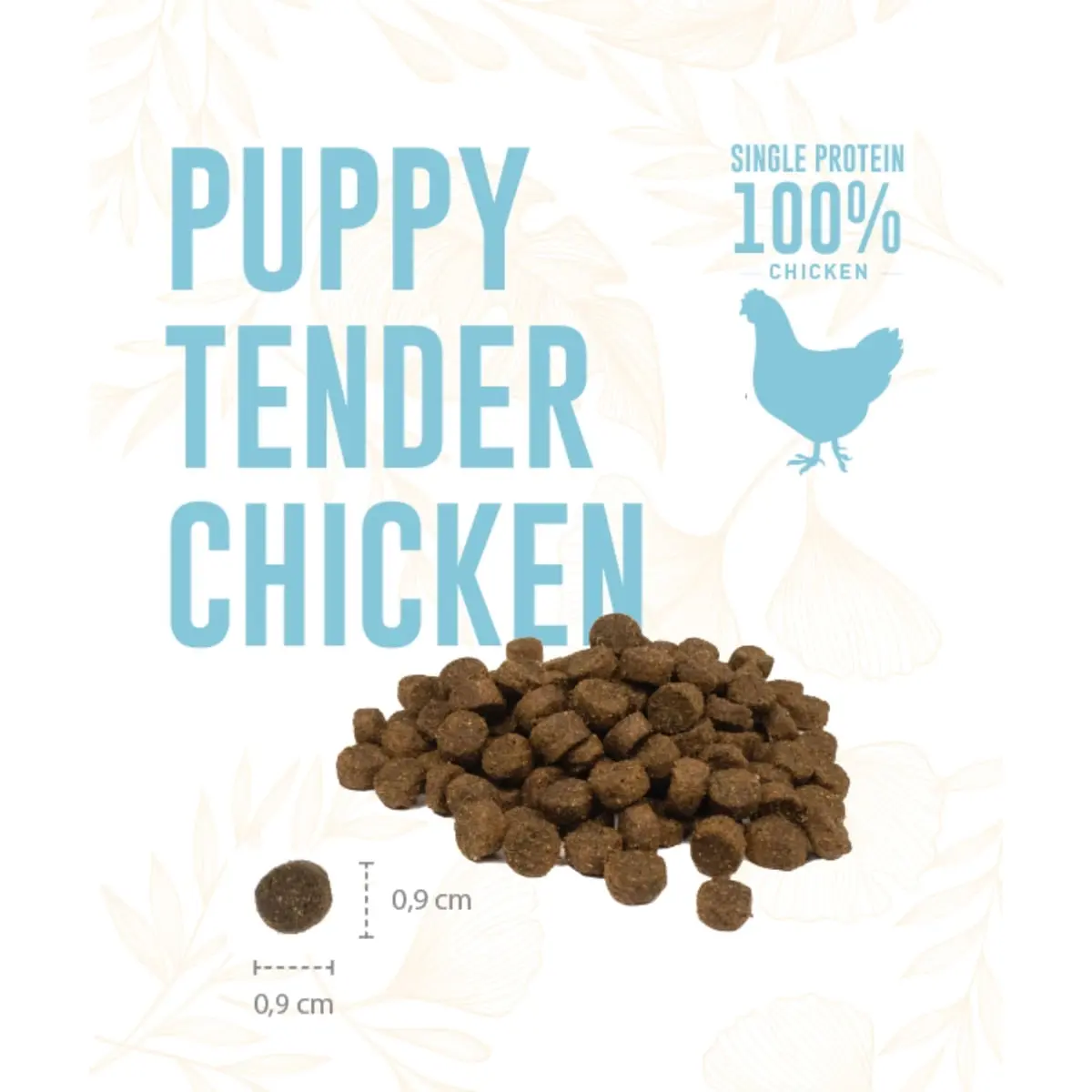 WEEGO Puppy Tender Chicken, XS-XL, Pui, hrana uscata fara cereale caini junior, 10kg - Image 3