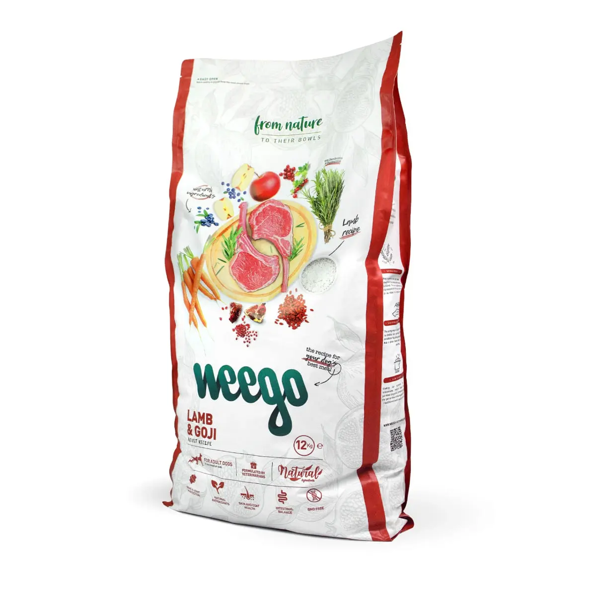WEEGO, XS-XL, Miel si Goji, hrana uscata caini, 12kg - Image 2