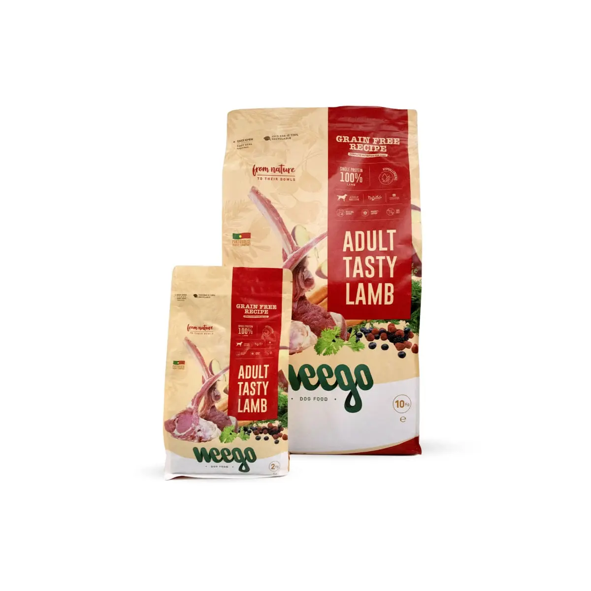 WEEGO Tasty Lamb, XS-XL, Miel, hrana uscata monoproteica fara cereale caini, 10kg - Image 6