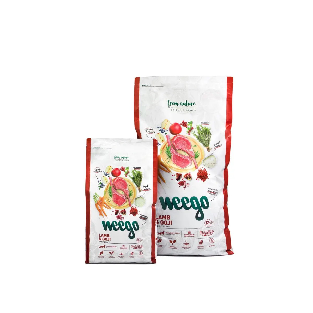 WEEGO, XS-XL, Miel si Goji, hrana uscata caini, 12kg - Image 6