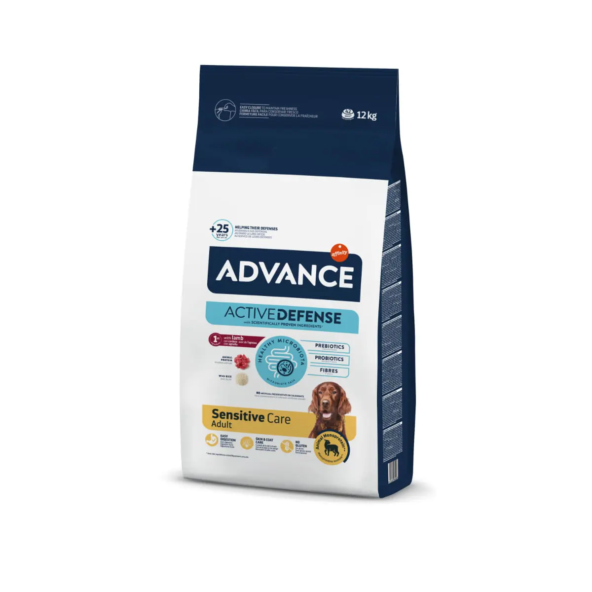 ADVANCE Sensitive Care, XS-XL, Miel si Orez, hrana uscata caini, sistem digestiv, 3kg - Image 3
