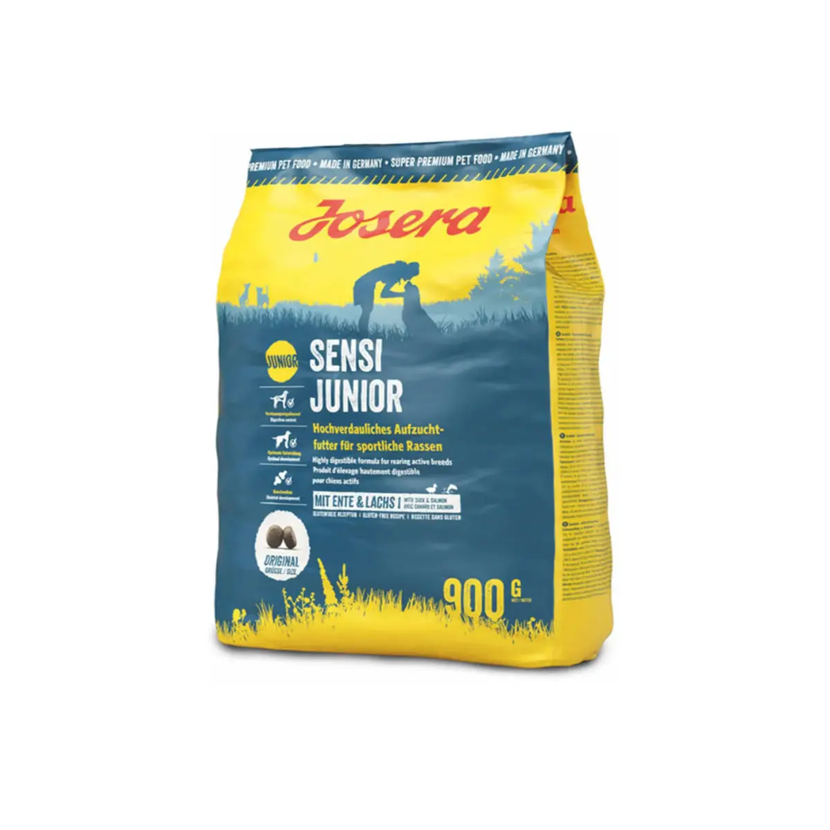 JOSERA Sensi Junior, XS-XL, Rata si Somon, hrana uscata caini junior, 900g - Image 2