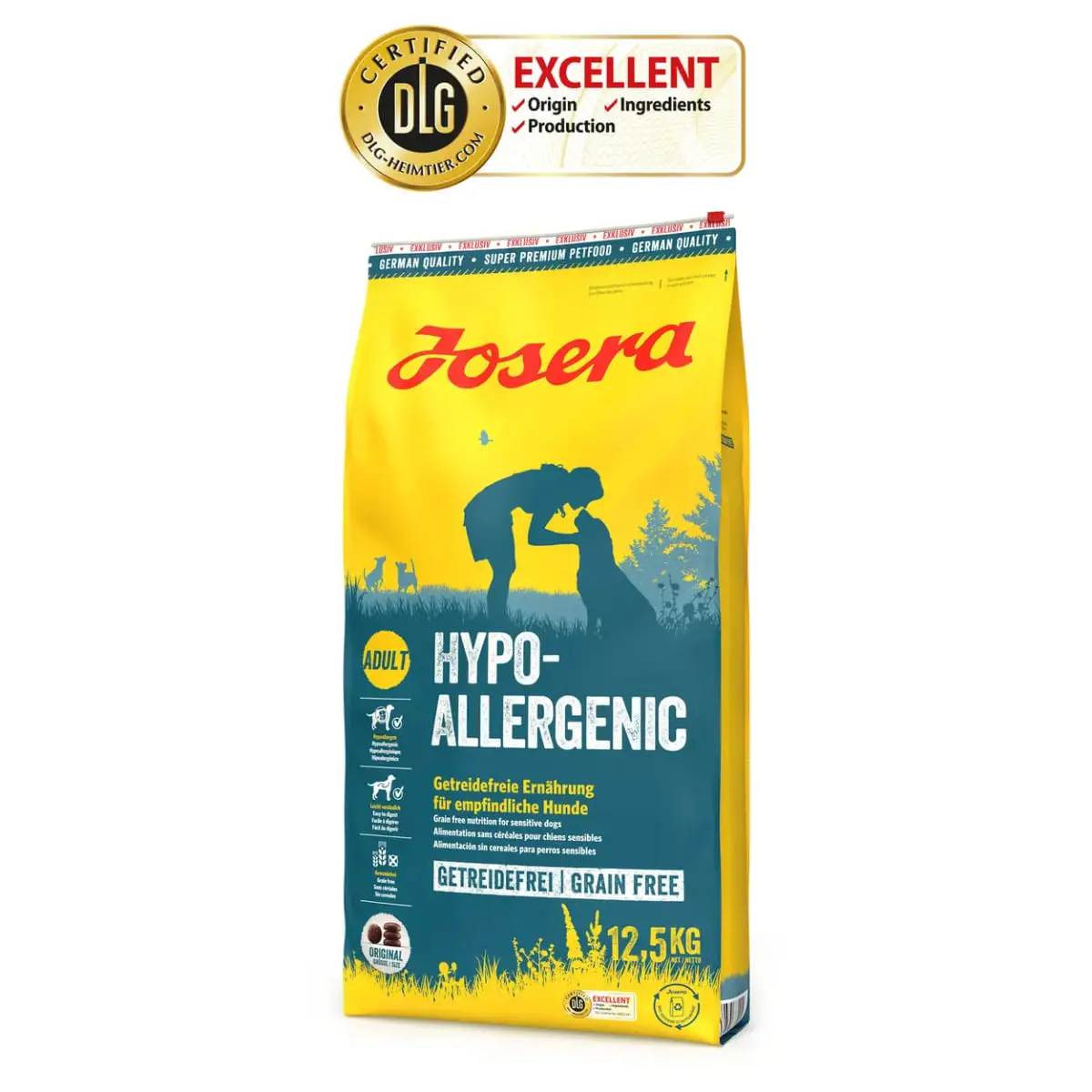 JOSERA Hypoallergenic, XS-XL, Insecte, hrana uscata caini, alergii, sistem digestiv, 12.5kg - Image 2