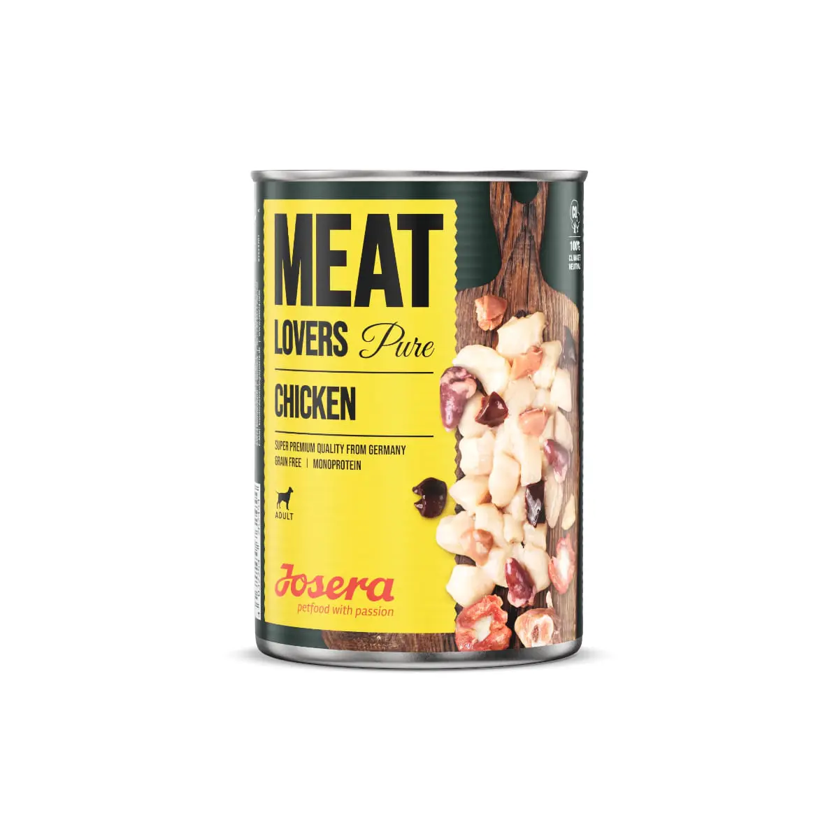 JOSERA Meat Lovers Pure, XS-XL, Pui, conserva hrana umeda monoproteica fara cereale caini, (in sos), bax, 400g x 6buc - Image 2