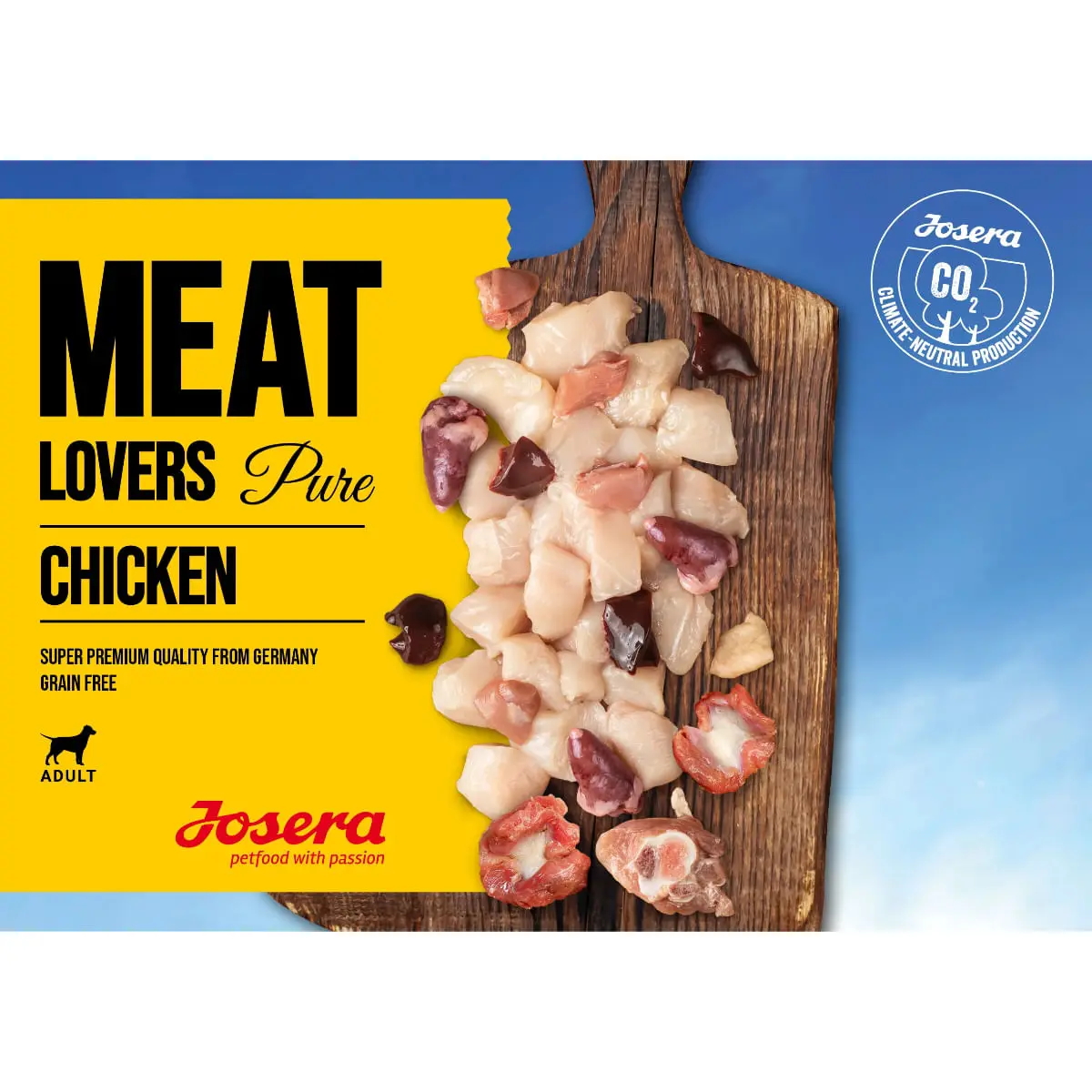 JOSERA Meat Lovers Pure, XS-XL, Pui, conserva hrana umeda monoproteica fara cereale caini, (in sos), bax, 400g x 6buc - Image 3
