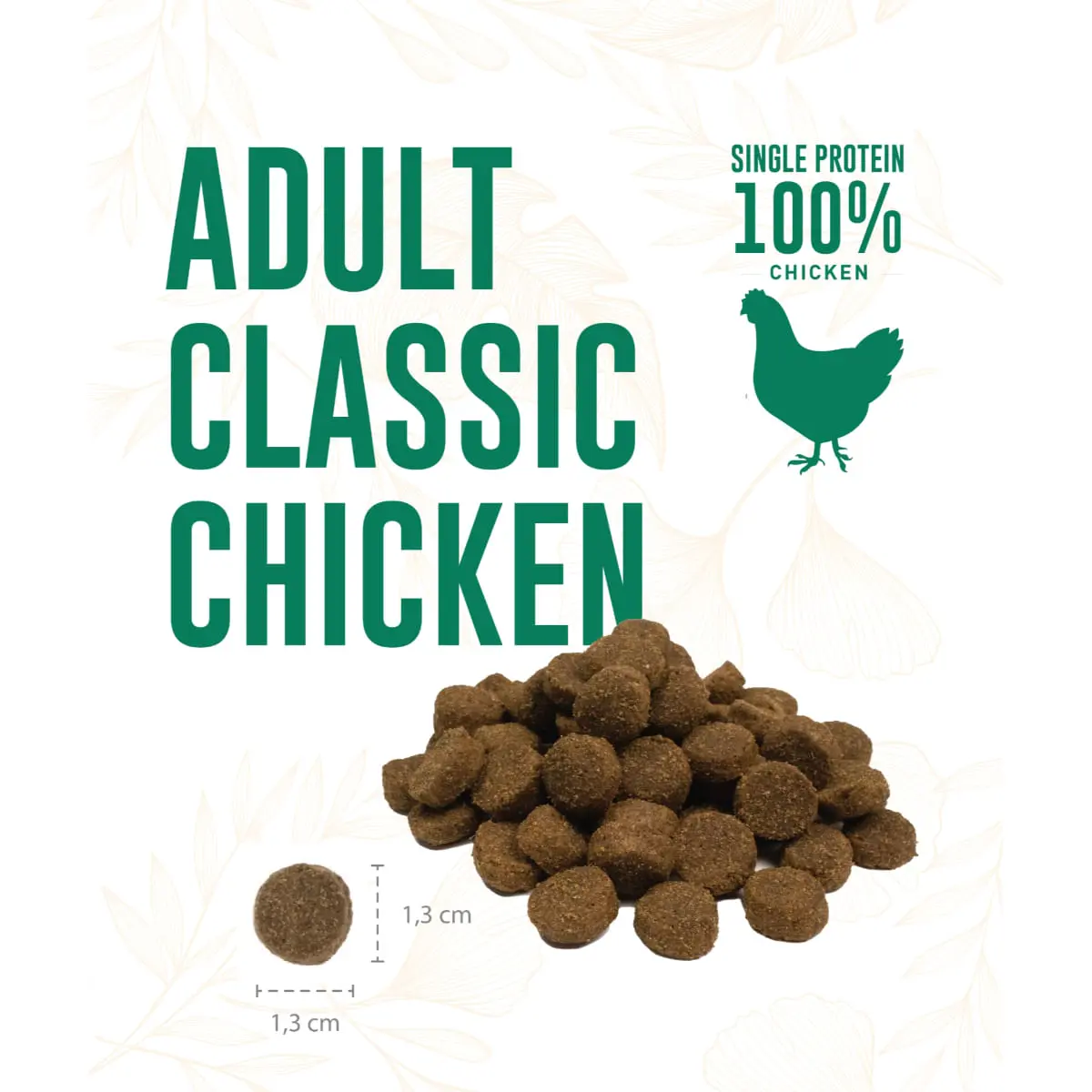 WEEGO Classic Chicken, XS-XL, Pui, hrana uscata monoproteica fara cereale caini, 2kg - Image 3