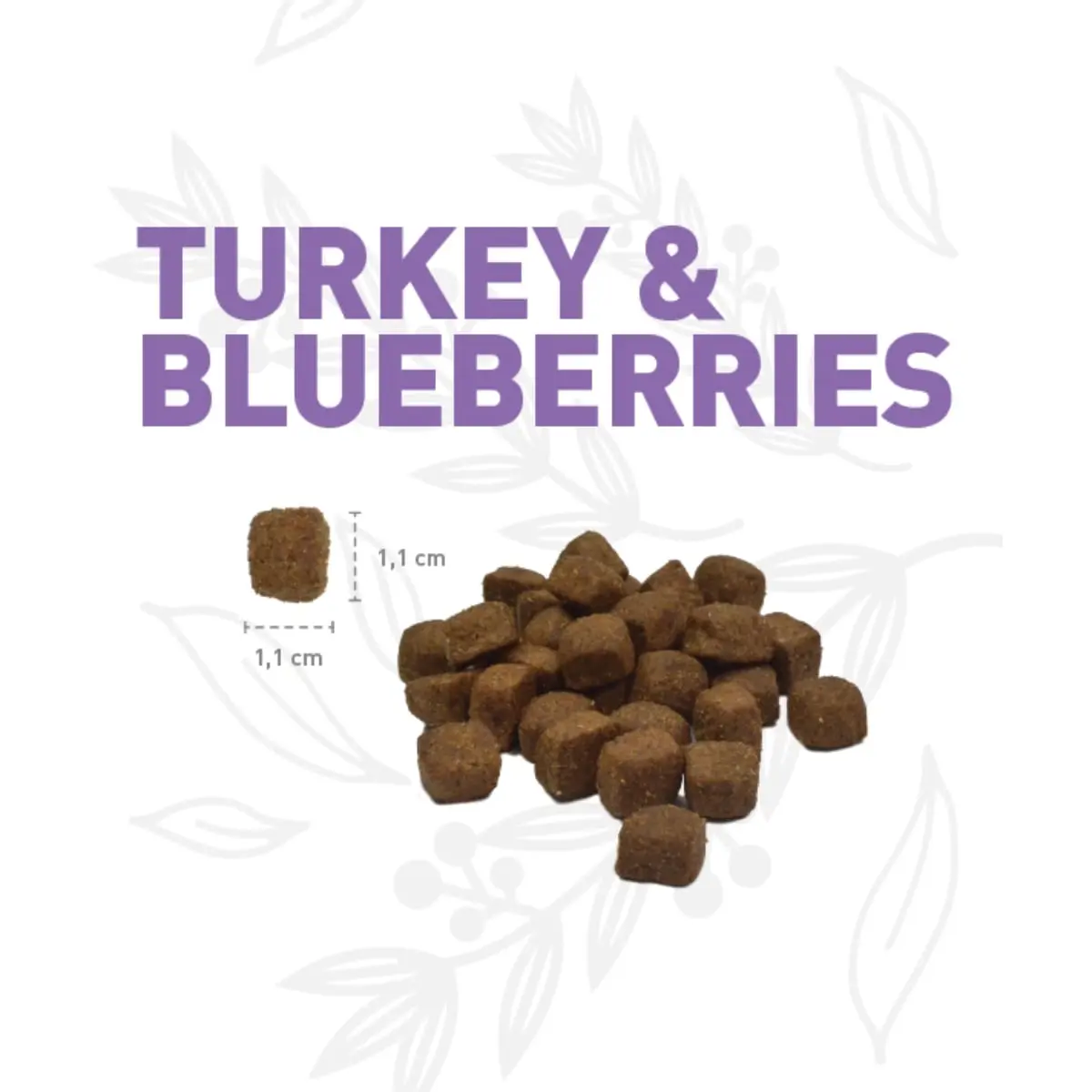 WEEGO Senior & Light Recipe, XS-XL, Curcan si afine, hrana uscata caini senior, obezitate, 3kg - Image 3