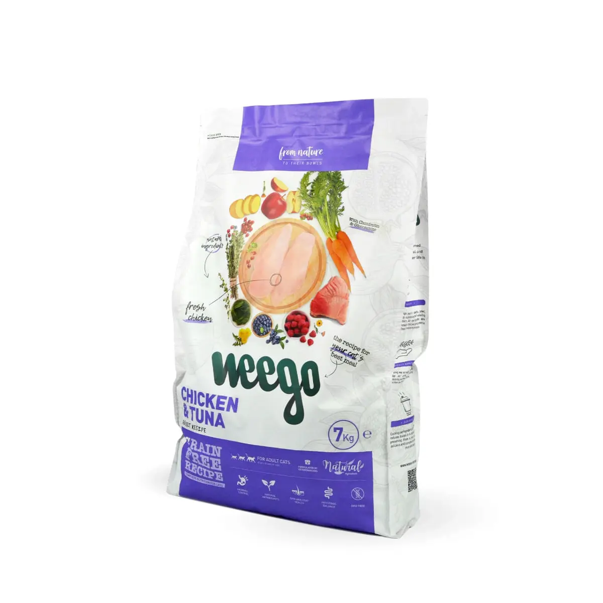 WEEGO, Pui si Ton, hrana uscata fara cereale pisici, 7kg