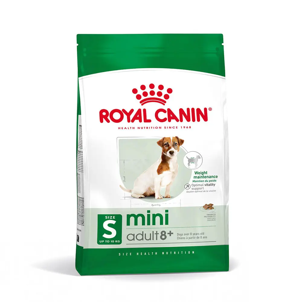 ROYAL CANIN Mini Adult 8+, hrana uscata caini, 8kg